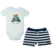 Conjunto Body e Bermuda Bear Coleçao Grecia