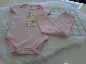 Conjunto Body e calça 100% algodão Roby Kids Tam. GG