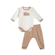 Conjunto Body e Calça Suedine Ursinho Marrom - Dedeka Tamanho:M