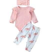 Conjunto Body E Mijão Faixa Para Cabelo Flamingo Conjunto Body E Mijão Faixa Para Cabelo Flamingo