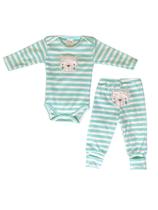 Conjunto Body e Mijão Flaphy Divertidos Verde