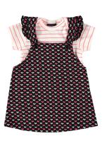 Conjunto Body e Salopete Bebê Menina Guloseima Conjunto Body e Salopete Bebê Menina Guloseima