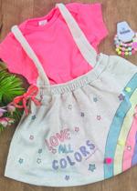 Conjunto Body e Salopete Kukiê Baby