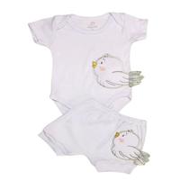 Conjunto body e short bebê menina Conjunto Infantil bordado Conjunto body e short bebê menina Conjunto Infantil bordado