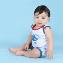 Conjunto Body e Short Tubarão e Peixinhos Conjunto Body e Short Tubarão e Peixinhos