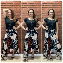 Conjunto Body em Supplex com Bojo e Saia Envelope em Viscose Estampada Jaqueline Conjunto Body em Supplex com Bojo e Saia Envelope em Viscose Estampada Jaqueline