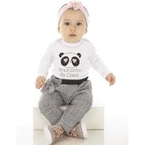Conjunto Body Feminino Amorzinho da Casa - Iaze Bebê Conjunto Body Feminino Amorzinho da Casa - Iaze Bebê