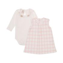 Conjunto Body Gola e Vestido - Ursinha e Cavalinho - Mini & Co