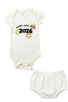 Conjunto body happy 2026 branco dudugos kids Conjunto body happy 2026 branco dudugos kids