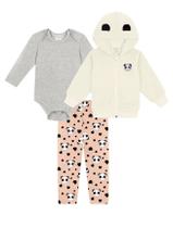 Conjunto Body Legging E Jaqueta Em Pelo Natural Mescla E Bege Abrange Conjunto Body Legging E Jaqueta Em Pelo Natural Mescla E Bege Abrange