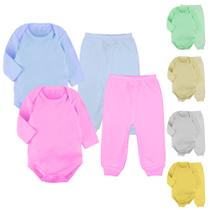 Conjunto Body Longo e Mijão Roupas de Bebê Menino e Menina - Koala Baby