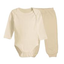 Conjunto Body Longo e Mijão Roupas de Bebê Menino e Menina