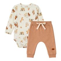 Conjunto Body M/L e Calça Suedine - Cavalinhos - Mini & Co. Tamanho:P Conjunto Body M/L e Calça Suedine - Cavalinhos - Mini & Co. Tamanho:P