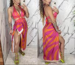 Conjunto Body/maiô + Páreo Saída De Praia Verão Conjunto Body/maiô + Páreo Saída De Praia Verão