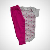 Conjunto Body Manga Curta e Calça Melina Tamanho G Conjunto Body Manga Curta e Calça Melina Tamanho G