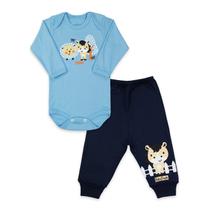 Conjunto Body Manga Longa Baby Duck Comfort Fazenda Azul Conjunto Body Manga Longa Baby Duck Comfort Fazenda Azul