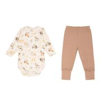 Conjunto Body Manga Longa com Mijão Pé Reversivel - Little Farm - Mini & Co. Tamanho:RN Conjunto Body Manga Longa com Mijão Pé Reversivel - Little Farm - Mini & Co. Tamanho:RN