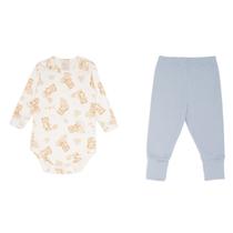Conjunto Body Manga Longa com Mijão Pé Reversivel - Ursinhos - Mini & Co. Tamanho:P Conjunto Body Manga Longa com Mijão Pé Reversivel - Ursinhos - Mini & Co. Tamanho:P