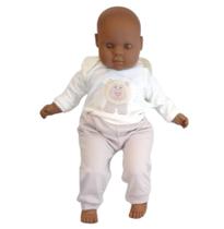 Conjunto Body Manga Longa e Calça Forte como um leão - Bicho Molhado