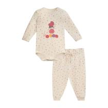Conjunto Body Marfim com Poá Joaninha para Bebê - Dedeka Tamanho:G Conjunto Body Marfim com Poá Joaninha para Bebê - Dedeka Tamanho:G