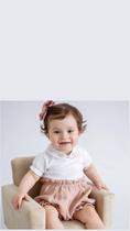 Conjunto Body MC Rococó e Shorts Musselina Tamanho M Conjunto Body MC Rococó e Shorts Musselina Tamanho M