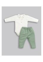 Conjunto Body Off Calça Anjos Baby Conjunto Body Off Calça Anjos Baby