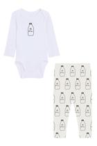 Conjunto body oh milk branco dudugos kids