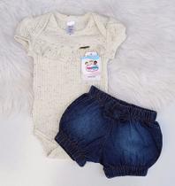 Conjunto body Pérolas Creme