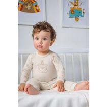 Conjunto Body Raglan Melange Circo Mágico para Bebê - Dedeka Conjunto Body Raglan Melange Circo Mágico para Bebê - Dedeka