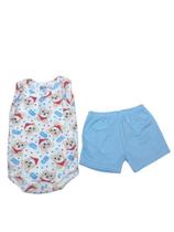 Conjunto body regata e shorts - tamanho p ao g 6200/597 - baby dufy