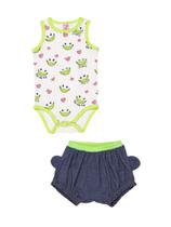 Conjunto Body Shorts Banana Smile