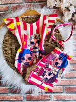 Conjunto Bodys Menina Infantil Temático Boneca Lol + Short Conjunto Bodys Menina Infantil Temático Boneca Lol + Short