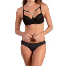 Conjunto bojo strappy bijuteria