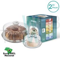 Conjunto Boleira e Queijeira de Vidro Vitazza para Mesa Posta e Ocasiões Especiais: Praticidade e Estilo Sustentável na Organização e Decoração Conjunto Boleira e Queijeira de Vidro Vitazza para Mesa Posta e Ocasiões Especiais: Praticidade e Estilo Sustentável na Organização e Decoração