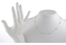 Conjunto Bolinhas 4.0mm Colar 45 Cm Pulseira 18 Cm Ouro 18k Conjunto Bolinhas 4.0mm Colar 45 Cm Pulseira 18 Cm Ouro 18k