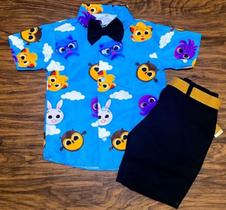 Conjunto BOLO menino temático festa aniversário mesversario