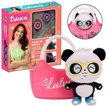 Conjunto Bolsinha Pelúcia Panda e Salão de Beleza da Luluca