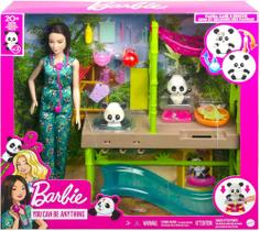 Conjunto Boneca Barbie Cuidados e Resgate do Panda