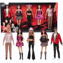 Conjunto Boneca Barbie Linha Rebelde Banda RBD Collector