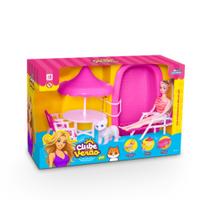 Conjunto Boneca Clube de Verão Pet com Piscina e Acessórios Adijomar Conjunto Boneca Clube de Verão Pet com Piscina e Acessórios Adijomar