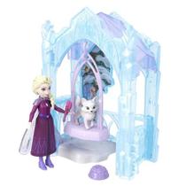 Conjunto Boneca Elsa Mattel Disney Frozen Com Castelo Mattel JFG29
