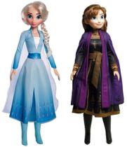 Conjunto Boneca Elza E Anna 55 Cm Frozen - Baby Brink