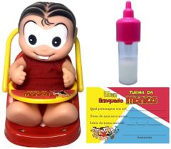 Conjunto Boneca Menina Mônica Baby - Bebê Conforto - Acompanha Acessórios - Licenciado - Turma Da Mônica