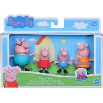 Conjunto Boneco Peppa Pig com 4 Unidades - Hasbro Conjunto Boneco Peppa Pig com 4 Unidades - Hasbro