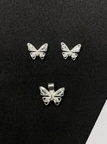 Conjunto Borboleta Prata 925
