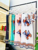 conjunto borboleta unicorn show moda feminina verão