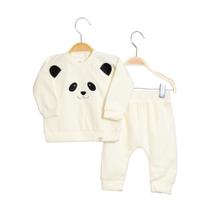 Conjunto Bordado Panda Kids