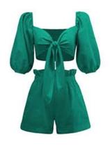conjunto bore verde tamanho M