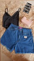 Conjunto bori short e bolsa