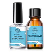 Conjunto Born Pretty de Primer para Unhas - 15ml - Nail Prep, Dehydrate e Bond